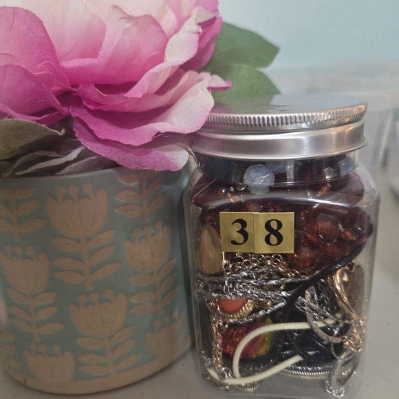 Jewelry - #38 Mystery Necklaces Only Jewelry Glass Jar| All Wearable | 25+ pieces